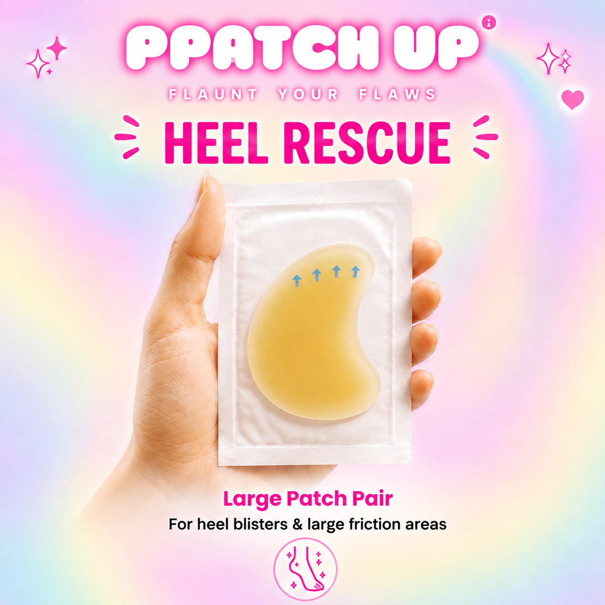 PPATCH UP™ Hydrocolloid Blister Protection Patches